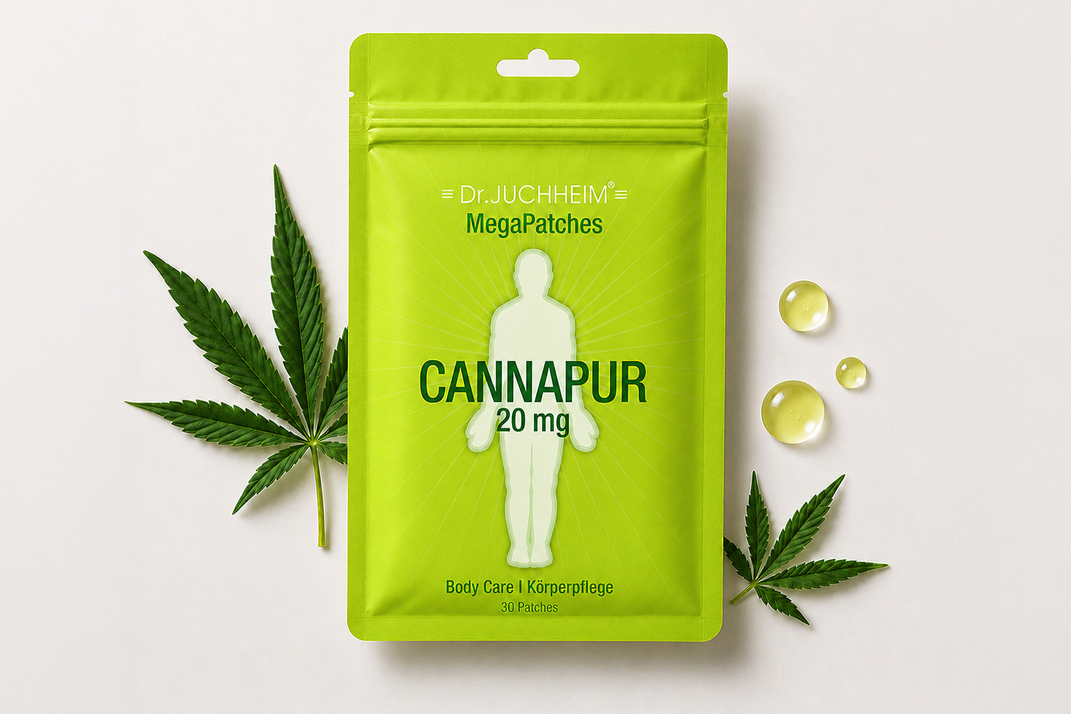 Das Produkt Mega Patches "CANNAPUR20" von Dr. Juchheim